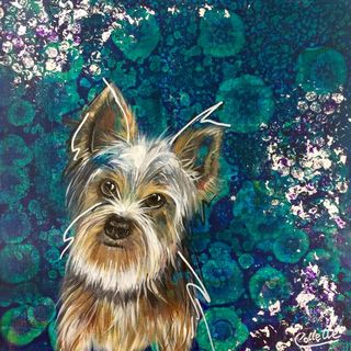 Fur Baby III Yorkshire Terrier Pet Portrait