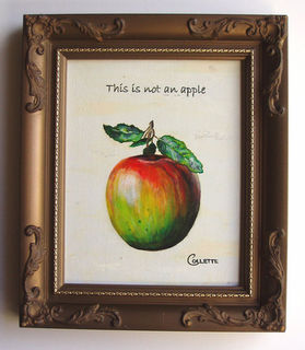 Magritte's 'This is not an Apple'