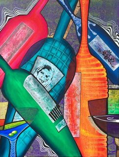That 80's Cocktail Bar: Abstract Art