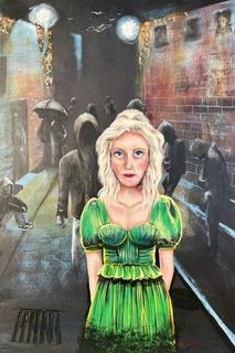The Girl in the Emerald Green Dress: Dark Art