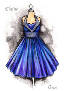 Elaine: Dress Painting