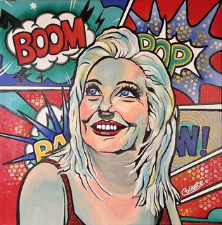 Self Portrait  Popart NZ- All Starry Eyed