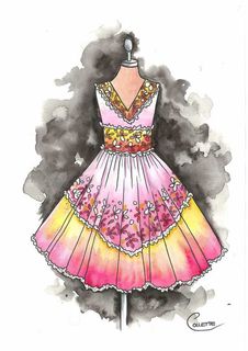 Kirsty: Dress Painting