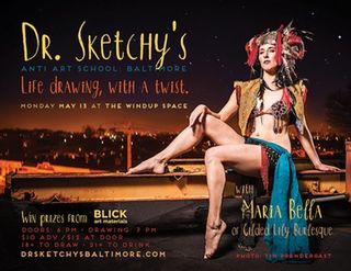 Dr Sketchys in Hamilton, a pre Birthday treat for me!