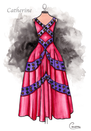 Catherine: Dress Painting
