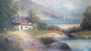 Hitlers painting of a cottage