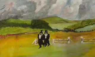 Kray Brothers painting