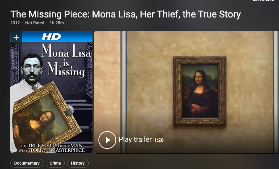screenshot of ona lisa theft video