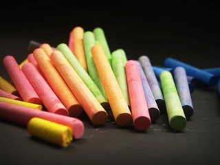 pile of assorted coloured chalk pastels