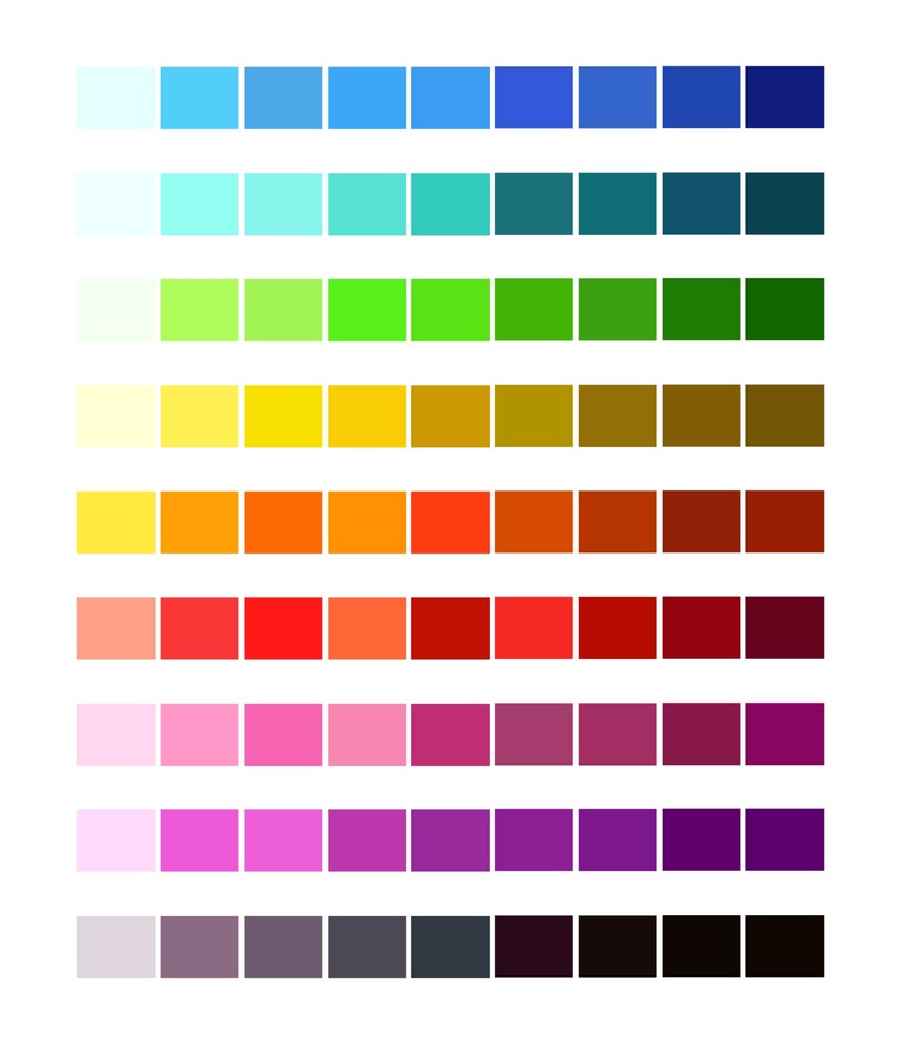 colour chart