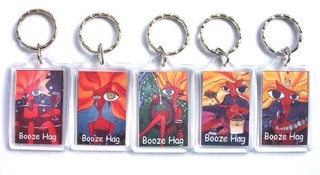 Boozehag keyrings