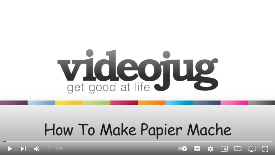 image for paper mache video link