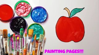 video how to paint apples