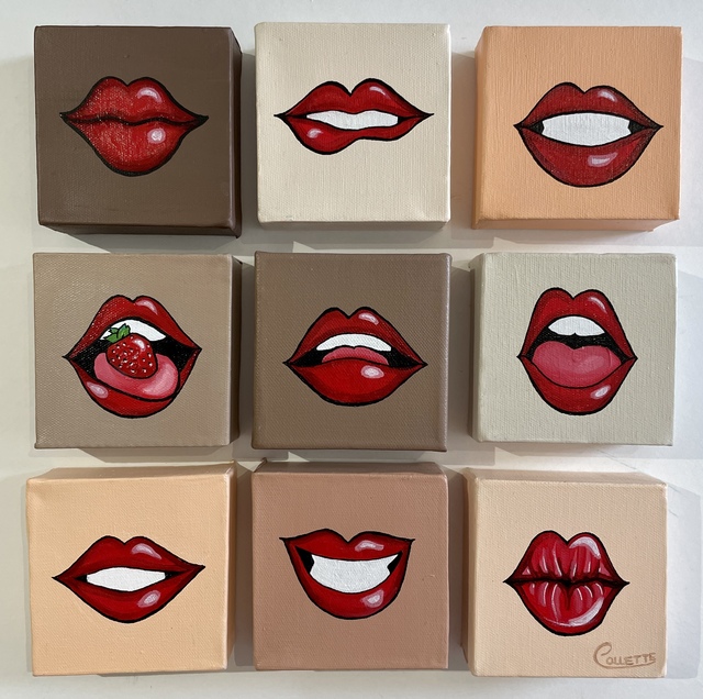 Behind the Mask: Pop Art Lips