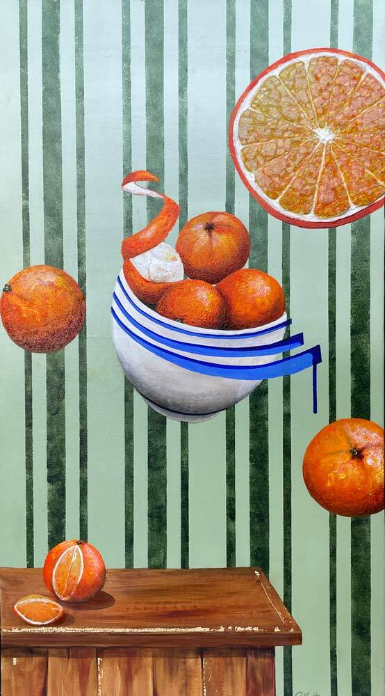Oranges: New Zealand Surrealism Artwork