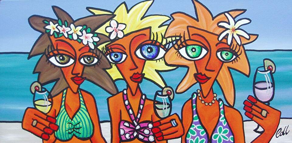 Girls On The Beach: New Zealand Art