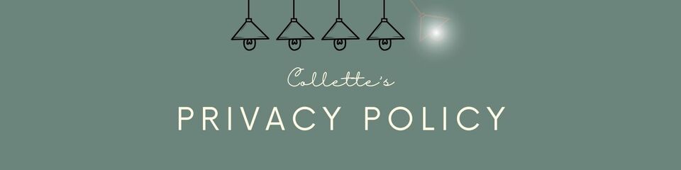 banner for privacy policy with lght bulbs