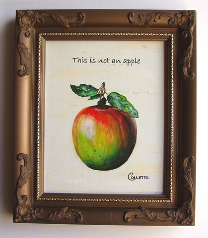 Magrittes 'This is not an Apple' by Collette